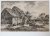 Perignon, Nicolaas (1716-1782) - [Antique landscape print, French, ca 1772] Landscape with old house, published ca. 1772, signed by N. Perignon, 1 p.