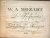 Mozart, W.A.: - [K Anh. A 22] De profundis für Sopran, Alt, Tenor und Bass mit Begleitung des Pianoforte