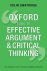 Colin (AQA A Level Chief Examiner) Swatridge - Oxford Guide to Effective Argument and Critical Thinking