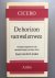 Cicero, M. Tullius. - De horizon van wel en wee.