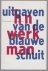 Sanne Beeren - H.N. Werkman uitgaven van De Blauwe Schuit : collectie Hogeschool voor de kunsten Arnhem