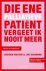 Die ene palliatieve patiënt