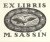 Champion, Valentin Le - Exlibris voor M. Sassin.