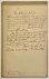  - [Manuscript 1849] Brief van B.A. van Houten, d.d. Amsterdam 1849, aan H.L. Oort te Gravenhage, 1 pag., manuscript.