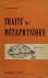 Traité de métaphysique.