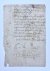  - [Manuscript, 1686, part of letter] Part of a letter with autograph of Jacobus van Noorden, 1686, manuscript, 1 p. Text in Latin.