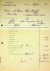 SMN - Nota SMN vracht naar Macassar Indonesie met de ss Djebres van de Rotterdamsche Lloyd in 1913