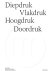  - Diepdruk vlakdruk hoogdruk doordruk