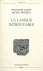 La langue introuvable