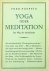 Poeppig, F - Yoga oder Meditation. Der Weg des Abendlandes