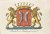  - [Heraldic coat of arms] Coloured coat of arms of the van Brakell van Wadenoyen family, family crest, 1 p.