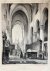  - [Lithography, Lithografie, The Hague] Kerk te Hoogstraeten (St. Catharinakerk te Hoogstraten), Tentoonstelling 's Gravenhage 1843, 1 p, published around 1843.