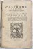  - [Rare title issue, 1618, Militaria] La Castrametation. Nouvelle manière de fortification par escluses. Leyden, M. & B. Elzevier, 1618, 2 parts in 1 vol., (8),54; (4), 61 pp.
