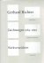 RICHTER, Gerhard - Dieter SCHWARZ - Gerhard Richter - Zeichnungen 1964-1999 - Werkverzeichnis - Mit einem Aufsatz von Birgit Pelzer.