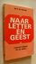 Naar letter en geest