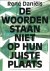René Daniels & Roland Groenenboom & Els Brinkman & Judith Wesseling - Rene Daniels De woorden staan niet op hun juiste plaats