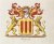  - [Heraldic coat of arms] Coloured coat of arms of the de Briey family, family crest, 1 p.