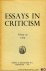AA - Essays in Criticism. A Quarterly Journal of Literary Criticism. Volume 19, 1969.