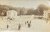  - [Two vintage photo's, Brussel, Belgium] Antique vintage sepia photo of Bruxelles Bois de Cambre and a photo of Cathedral of St. Gudula, 2 pp.