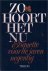 Frans Grosfeld - Zo hoort het nu