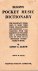  - Elson's pocket music dictionary