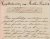 (OUDE MISDAAD). HEEMSKERK, Matthias - Originele 'Handteekening van Matthias Heemskerk', geknipt uit een brief of acte, en geplakt op een handgeschreven verklaring (ca. 1860).