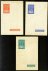n.n - (BEDRIJF CATALOGUS - TRADE CATALOGUE) Set van 3 -  Fa. J.J. Zijfers  Co -  brochures met betrekking tot flat interieurs ( standaardflat + Ideaalflat + Luxe Flat ) Art Deco interieur