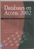 Databases En Access 2002 + ...