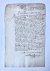  - [Manuscript 1664 and 1665] Extracten uit resolutien Staten van Holland d.d. 15-11-1664 en 5-2-1665. Manuscript, folio, 2 pp. With autograph of Herb. van Beaumont.