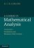 D. J. H. Garling - A Course in Mathematical Analysis