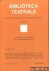 Marotti, Ferruccio - e.a. - Biblioteca Teatrale. Rivista trimestrale di studi e ricerche sullo spettacolo - Nuova Serie - BT 48 1998: La scrittura scenica di Guiseppe Bartolucci