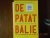 Kriek, Hans Izaak - De patatbalie / de do's-and don'ts van het intrigerende kat- en muisspel tussen media en politici in Den Haag