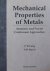 C.W. Lung. / N.H. March. - Mechanical Properties Of Metals Atomistic And Fractal Continuum Approaches