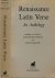 Renaissance Latin Verse: An...