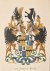  - [Heraldic coat of arms] Coloured coat of arms of the van Someren Brand family, family crest, 1 p.