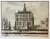 Spilman, Hendricus (1721-1784) after Haen, Abraham de (1707-1748)Spilman, Hendricus (1721-1784) after Beijer, Jan de (1703-1780) - [Antique print] 't Huis Oud Alkemade, van voren.