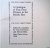 Colverson, Tom  Dennis Hall - A Catalogue of Fine Press Printers in the British Isles