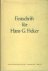 Festschrift für Hans G. Ficker