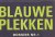 Huizinga, Anne e.a. - Blauwe plekken no.1. De Blauwe Stad Dossier nr. 1