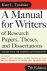 A manual for writers of res...