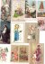 Communieprentjes - Collectie van 21 communieprentjes uit de jaren vijftig en zestig, o.a. Hummel