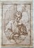 attributed to Jan de Bray (c. 1627-1697) - Antique drawing | Portrait or self-portrait of an artist, ca. 1680, 1 p.