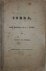 Flotow, Friedrich von: - [Libretto] Indra. Grosse romantische Oper in 3 Aufzügen von Gustav von Putlitz