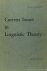 Current issues in linguisti...