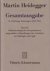  - Martin Heidegger, Gesamtausgabe. II. Abteilung
