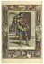 Filips II|PORTRET - Gravure met portret en randversieringen van Filips II, koning van Spanje