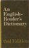 HORNBY, A.S., - An English Reader`s Dictionary.