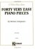 Forty very easy piano pieces