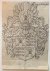[Ruyssenaers family crest] - Wapenkaart/Coat of Arms: Original preparatory drawing of the Ruyssenaers (Ruijssenaers)Coat of Arms/Family Crest, 1 p.