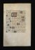 Folio from a Latin prayerbo...